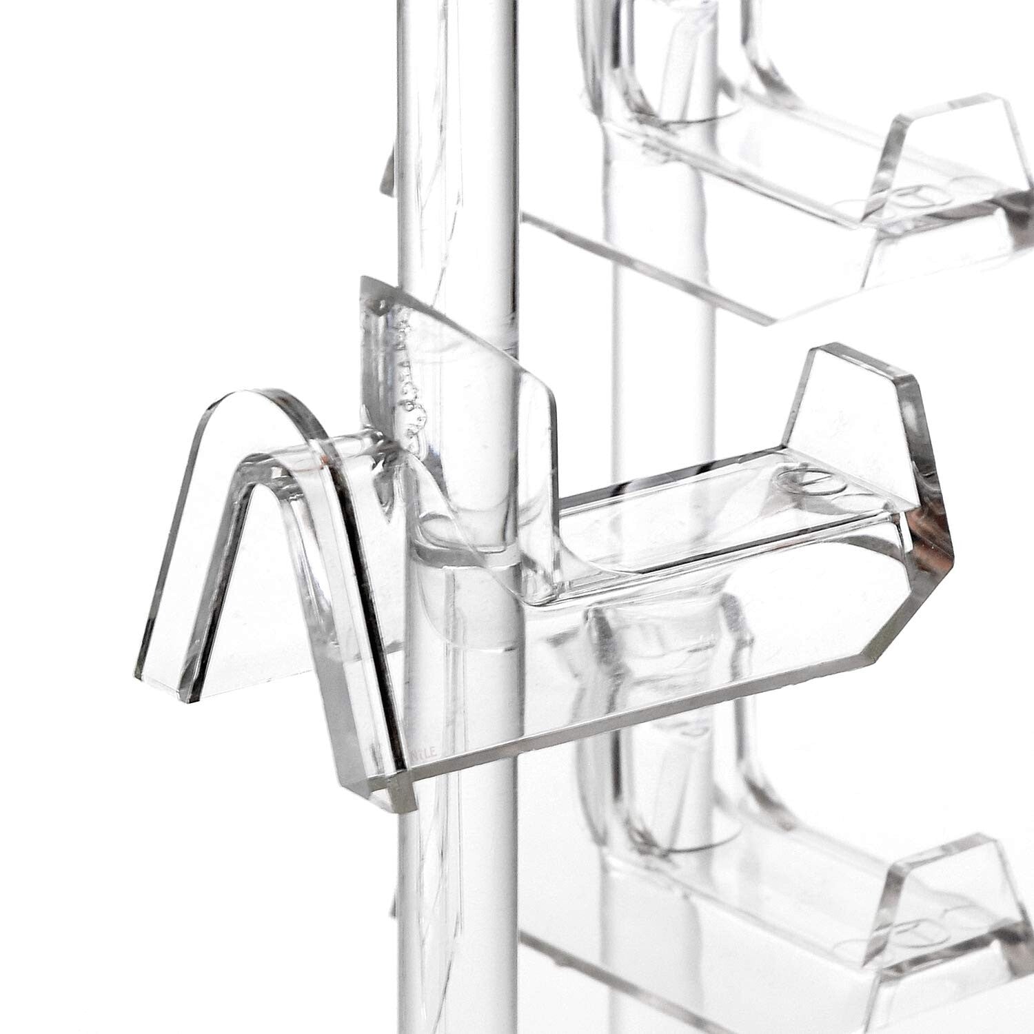 High-Capacity Clear Acrylic Sunglasses Rack for 24 Pairs - Stylish Organizer