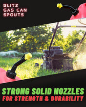 Load image into Gallery viewer, Leak-Proof 5 Gallon Gas Can Spout Replacement Kit - 4 Nozzles &amp; Caps Included