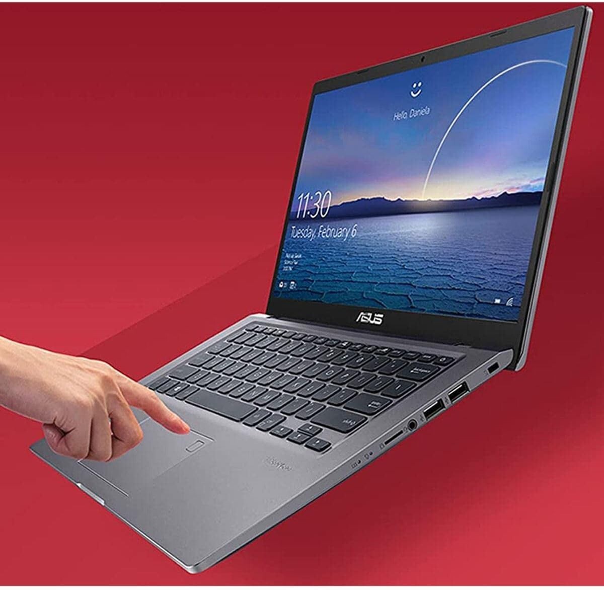 14 Inch ASUS VivoBook 14 Laptop - Fast Intel i3, 4GB RAM, 128GB SSD, Slate Grey