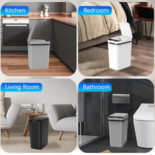 Load image into Gallery viewer, Slim Automatic Trash Can Bundle - Waterproof 2.5 Gallon Waste Bins for Home