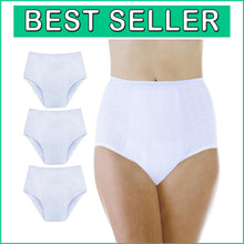Load image into Gallery viewer, Comfortable Reusable Bladder Control Panties - 3 Pack for Everyday Discretion
