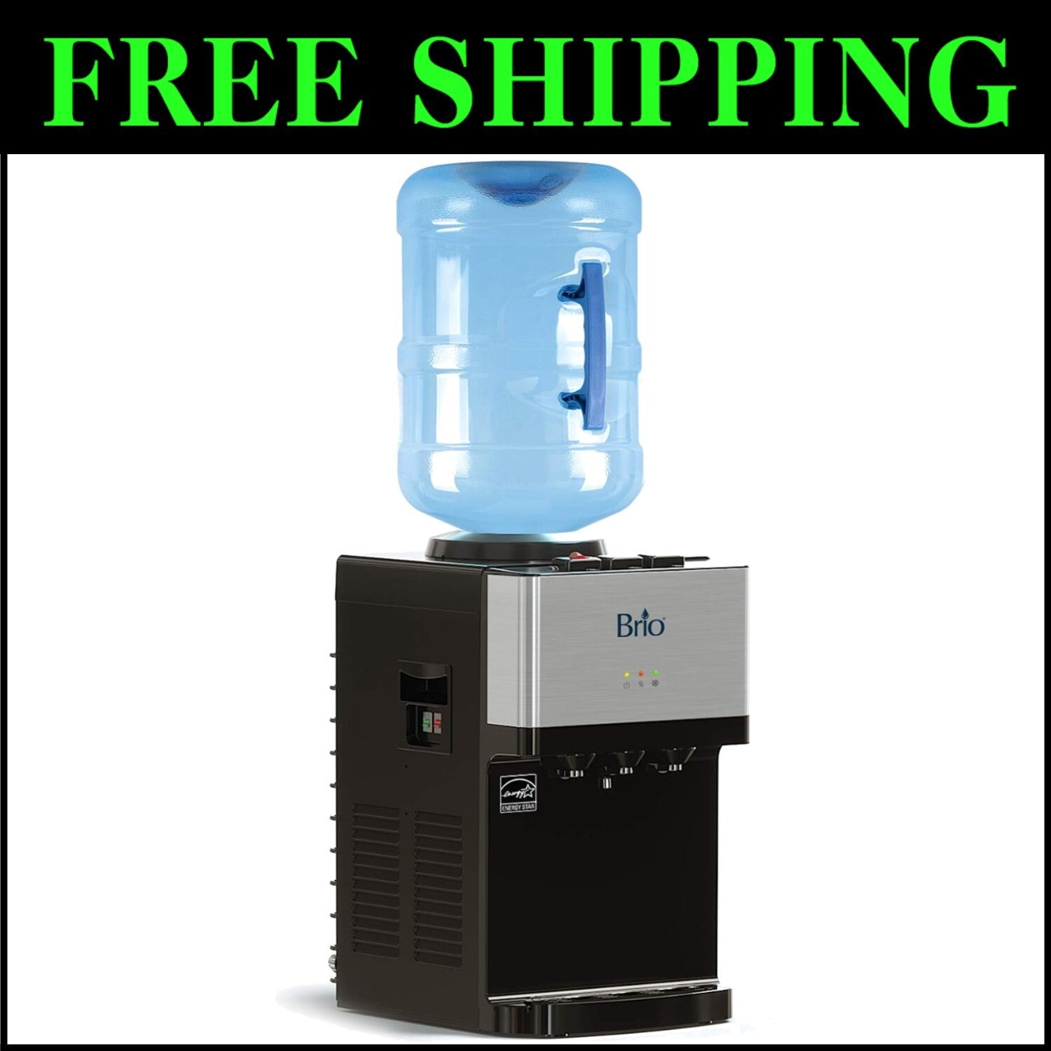 Premium Top Loading Water Dispenser with Removable Tray – 3 Temperature Settings