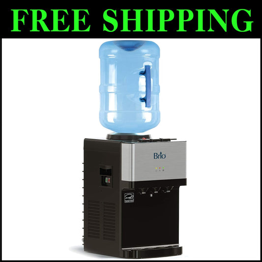 Premium Top Loading Water Dispenser with Removable Tray – 3 Temperature Settings