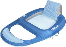 Load image into Gallery viewer, Soft Mesh Floating Lounger Chair - Stylish Inflatable Pool Float for Relaxation