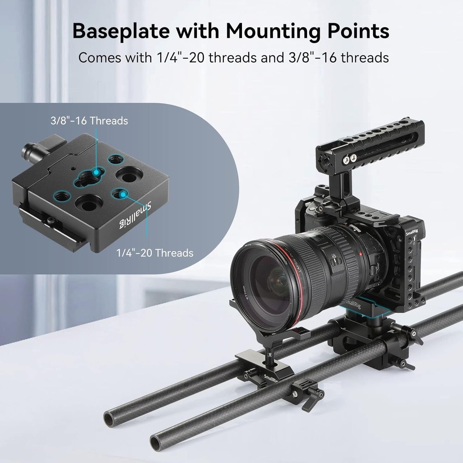 Durable Quick Release Clamp & Plate for Quick Camera Setups - 72g Weight Limit