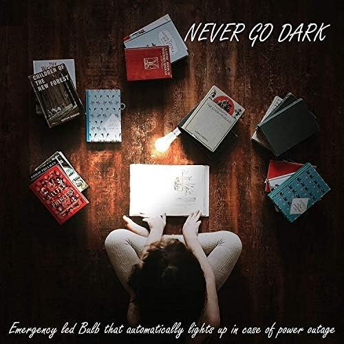 Durable Rechargeable LED Light Bulb with Backup Power - 6 Pack for Home/Office