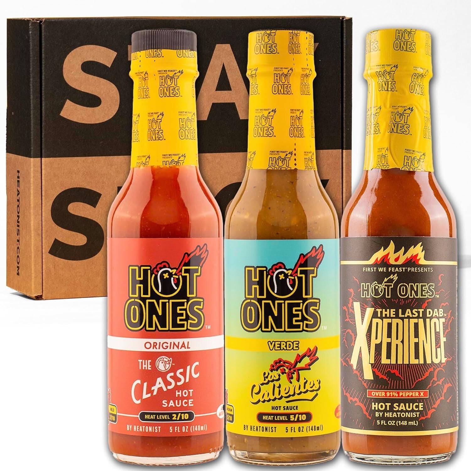 Flavorful 3-Pack of Season 25 Hot Sauces - Perfect Gifts for Spice Lovers