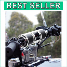 Load image into Gallery viewer, Dual 7/8-1.25 in. Handlebar Bluetooth Speakers with USB &amp; FM for Adventure Bikes