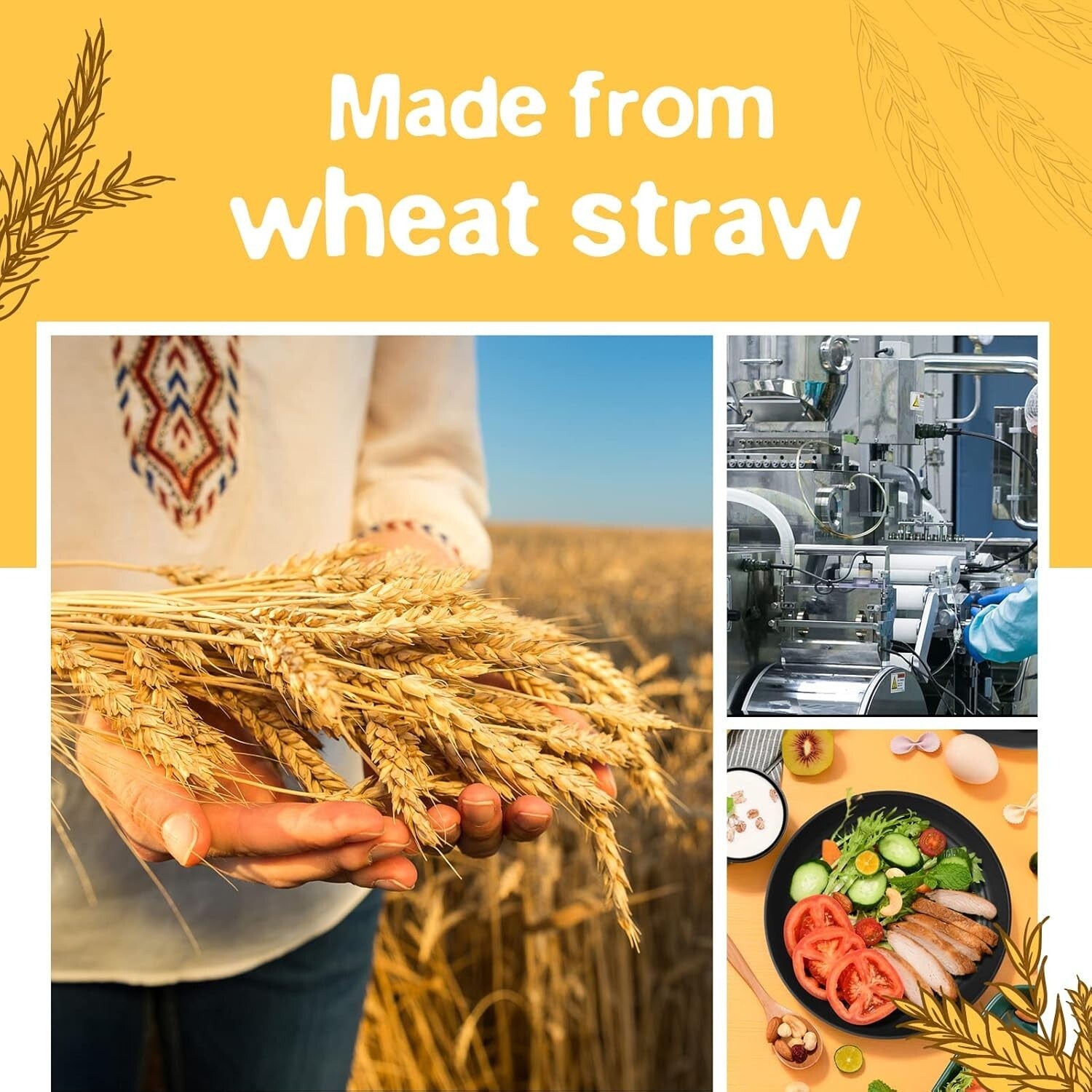 Elegant 40-Piece Service for 8 - Unbreakable Black Dinner Set for Every Occasion