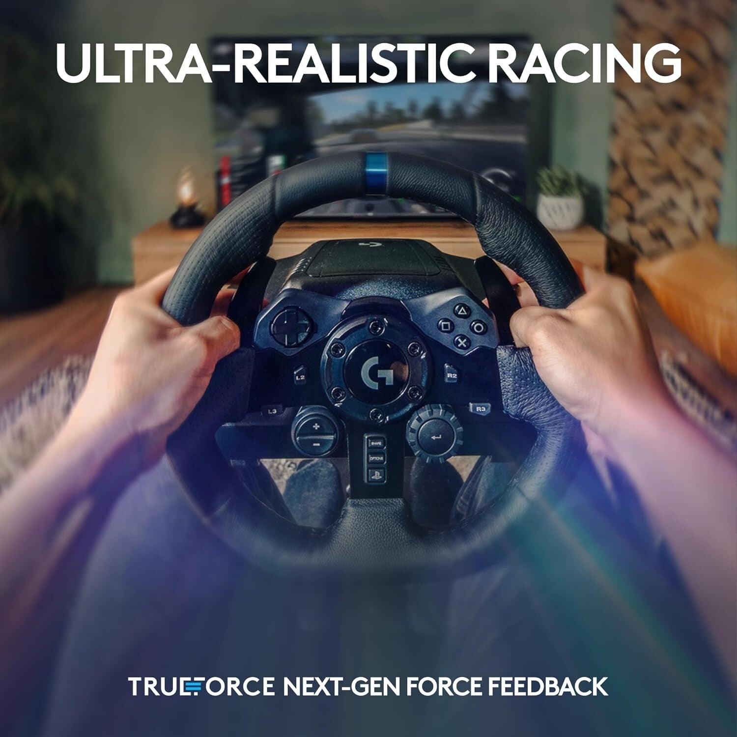 923 Racing Wheel & Pedals with TRUEFORCE - Ultimate PS5 & PC Gaming Experience