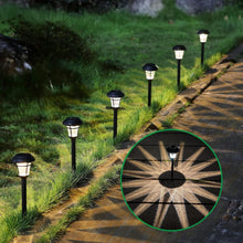 Load image into Gallery viewer, Waterproof Cordless Solar Pathway Lights - 12 Piece Set for Easy Installation