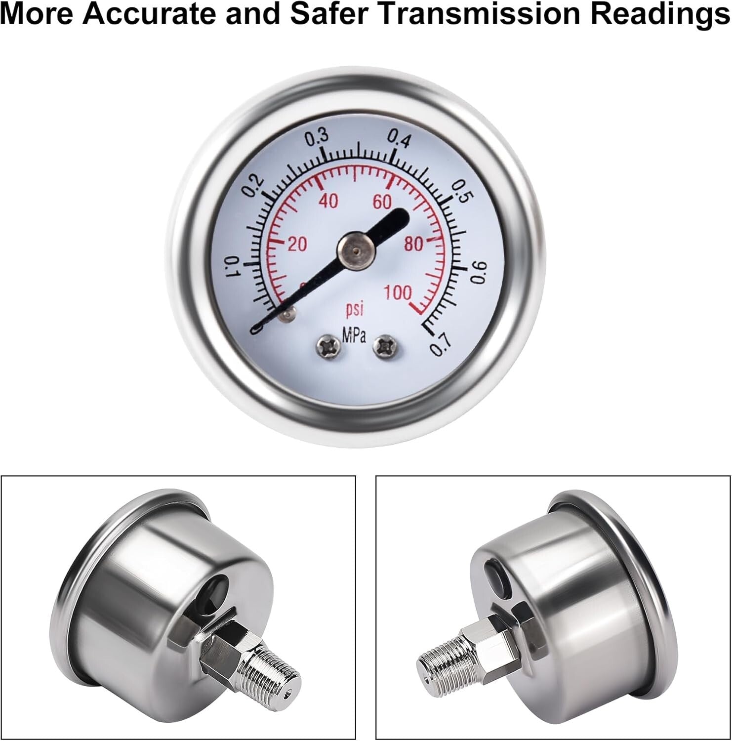 Dual Compatibility 6AN EFI Bypass Fuel Regulator - 30 to 70 PSI Adjustable