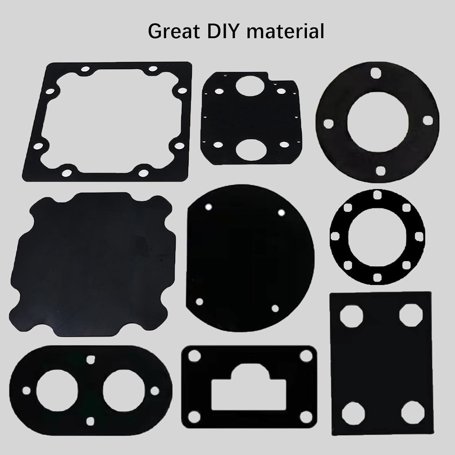 Flexible 12" Wide Solid Rubber Sheet - Cut, Shape, and Customize for Any Project