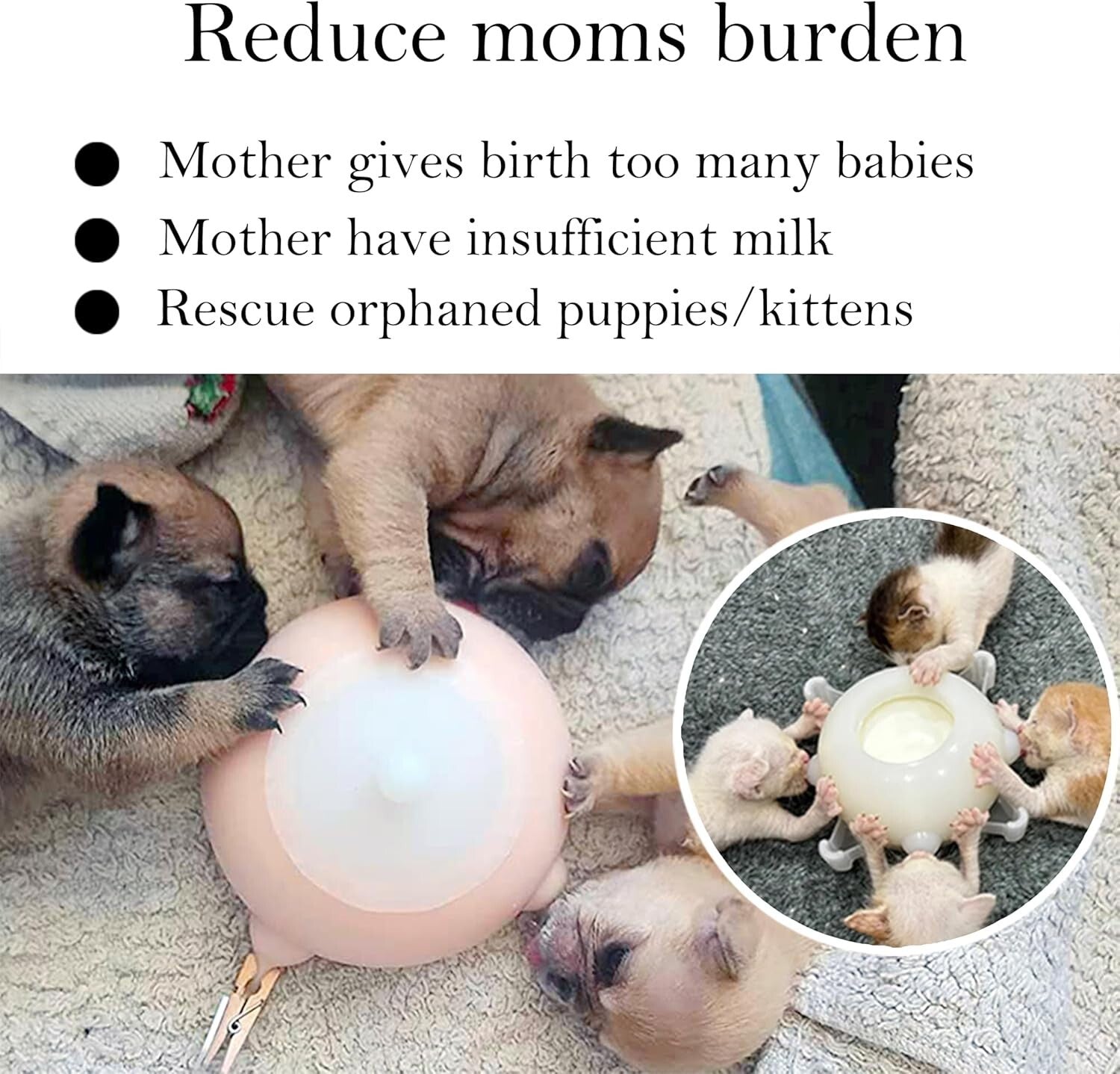 Durable Silicone Puppy Nursing Station with Adjustable Height - Indoor Use