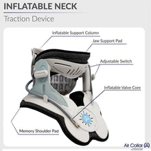 Load image into Gallery viewer, Neck Traction Device by Air Collar - Electric Cervical Stretcher for Pain Relief