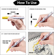 Load image into Gallery viewer, Versatile 54 Color Paint Marker Set - Ideal for Rock, Glass and Fabric Projects
