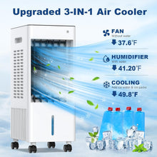 Load image into Gallery viewer, 2025 Upgraded 3-in-1 Portable Air Conditioner with 2.6 Gal Tank, Remote Control