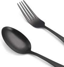 Load image into Gallery viewer, Elegant Satin Finish 40-Piece Cutlery Set - Dishwasher Safe for Modern Homes