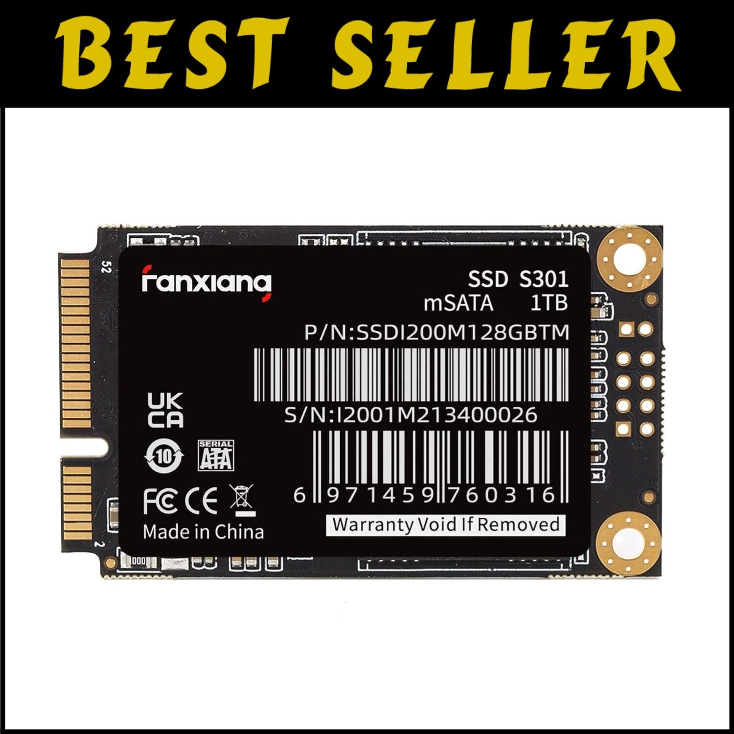 Mini 2TB SATA III Solid State Drive - Ideal for Upgrading Laptops & Desktops