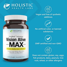 Load image into Gallery viewer, Vision Alive Max - Eye Health Supplement with 8 Natural Ingredients, 30 Capsules