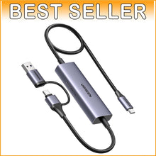 Load image into Gallery viewer, Compact USB C Capture Card 1080P 60FPS for Seamless Streaming Experience