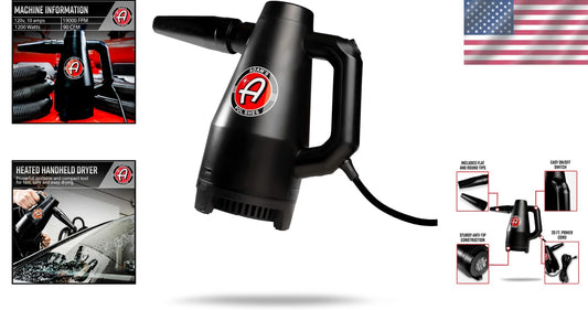 Effortless Touch-Free Auto Dryer with 20-Foot Cord - Perfect for Detailing