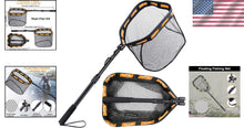 Load image into Gallery viewer, Compact &amp; Durable Rubber Coated Fishing Net - Safe Catch for All Fish Types