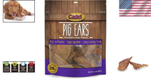 Load image into Gallery viewer, Savory Natural Pig Ears for Dogs - 25 Count Long-Lasting Chews, 100% Real Pork