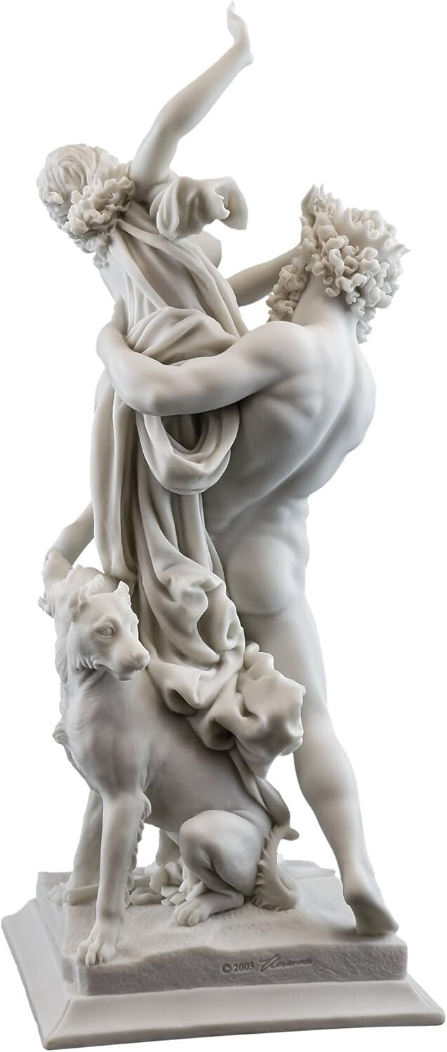 Museum-Quality Bernini Replica: 14-Inch Greek God Pluto & Proserpina Statue