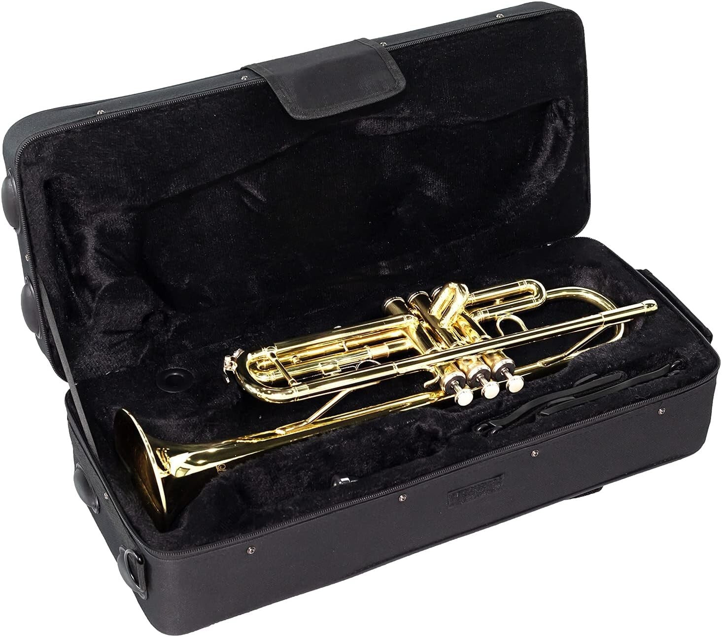 Lightweight Gold Bb Trumpet with 7C Mouthpiece - Ideal for Music Students