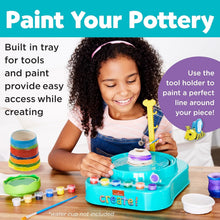 Load image into Gallery viewer, Pottery Wheel for Kids 8+ - Includes 3 lbs Clay &amp; Sculpting Tools for Beginners