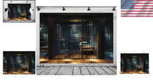 Load image into Gallery viewer, 10x8ft Jail Cell Backdrop - Upgraded Polyester Photo Background for Events