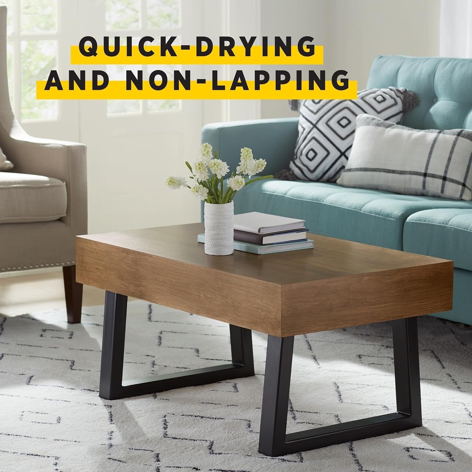 Fast-Drying Natural Wood Stain Gallon - Enhance Cabinet & Furniture Gracefully