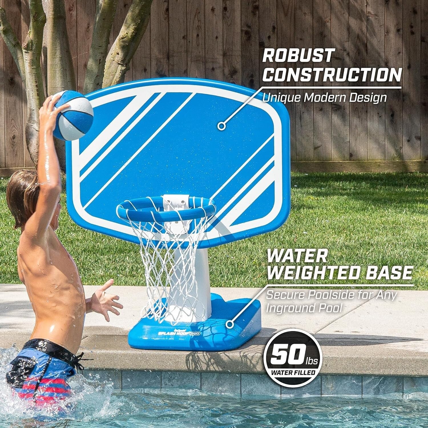Exciting Inflatable Basketball Game for Pools - Includes Pump and Basketballs