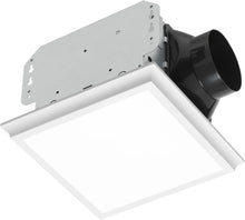 Load image into Gallery viewer, Homewerks 80 CFM Bathroom Fan with LED Light - Stylish &amp; Quiet Airflow Solution