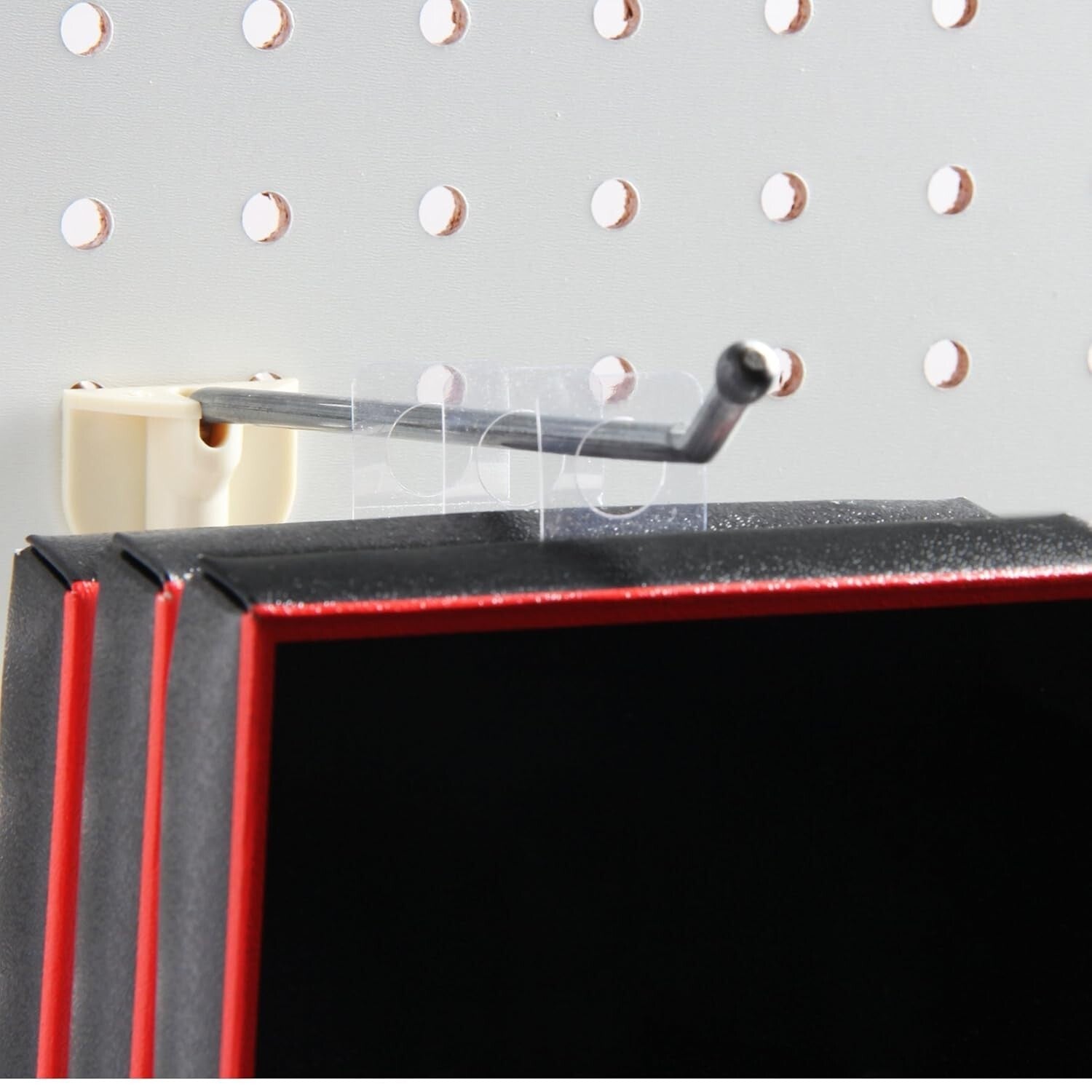 1000 Premium Clear Retail Hang Tabs - Easy Application, Ideal for Merchandising