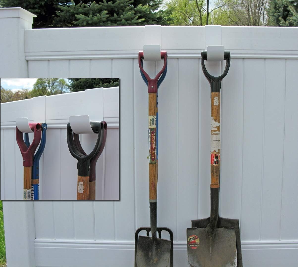 Durable and Lightweight Rust-Free Aluminum Fence Hooks - Perfect for Outdoors