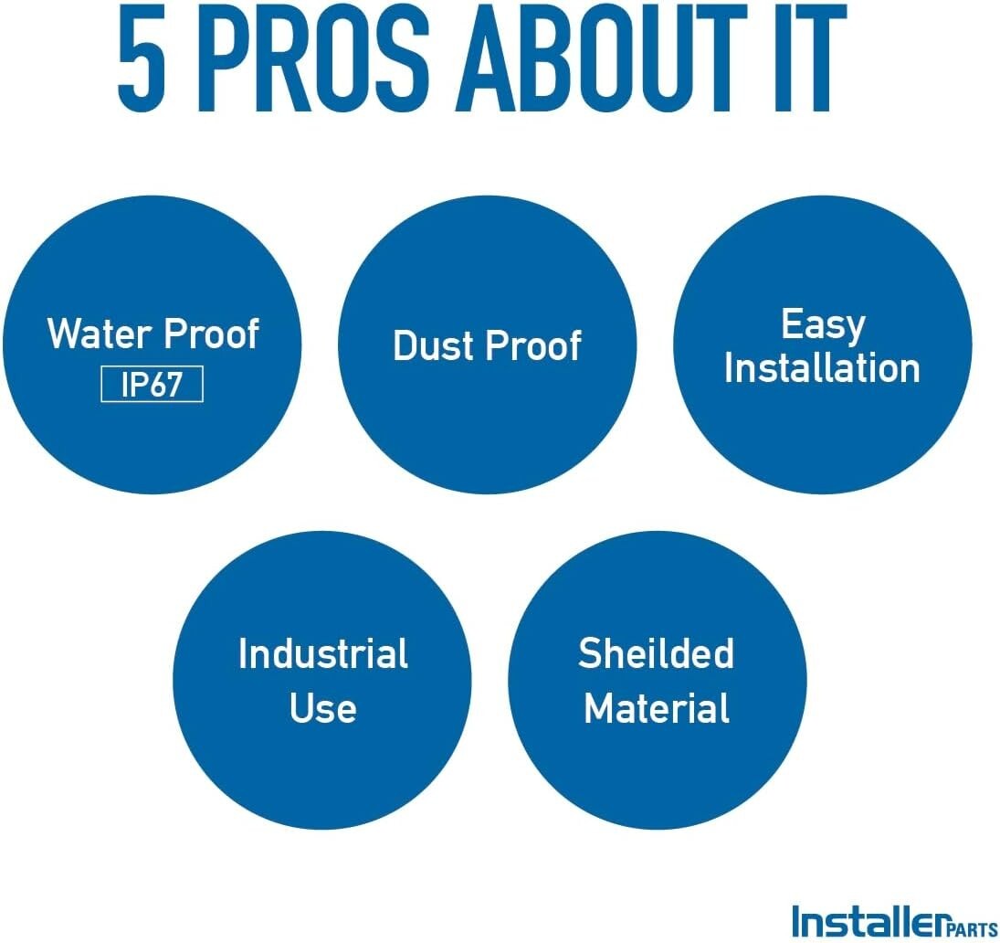 Durable RJ45 Cat6 Panel Mount Connector - Gold Plated, IP67 Waterproof Design