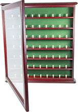 Load image into Gallery viewer, Elegant Mahogany Ball Cabinet with Acrylic Door - Wall Mount for 63 Golf Balls