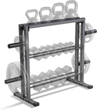 Load image into Gallery viewer, Heavy-Duty Fitness Equipment Storage Rack - Elegant Design with Floor Protection