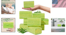 Load image into Gallery viewer, Triple Milled 6.6 OZ Tea Tree Soap with Sage Extract – Long-Lasting Luxury Bars