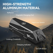 Load image into Gallery viewer, 1450 Lumens Tactical Flashlight for Rifle - USB Rechargeable &amp; Lightweight