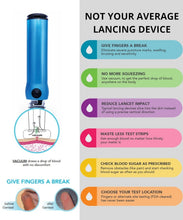 Load image into Gallery viewer, Revolutionary Vacuum Lancing Device – Comfortable Testing for Diabetes at Home