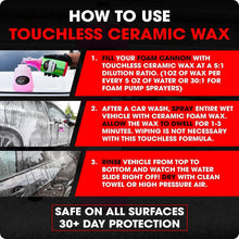 Load image into Gallery viewer, Touchless Ceramic Foam Wax 1 Gallon - High-Gloss Finish for Easy Vehicle Waxing