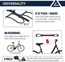 Load image into Gallery viewer, Smart Tilting 2-Bike Carrier with Safety Features - Ideal for Adventure Lovers