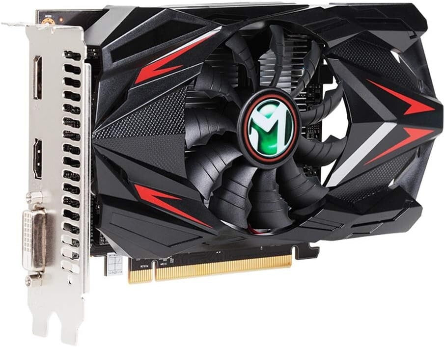 Efficient 4GB GDDR5 Graphics Card with DirectX 12 Support for Gaming & Editing