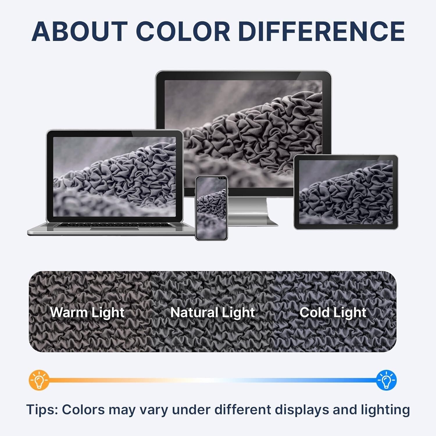 Soft Polyester Armchair Slipcover - One-Piece Stretch Fit for Modern Living