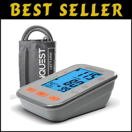 Automatic Upper Arm Blood Pressure Monitor with Extra Large Cuff & LCD Display