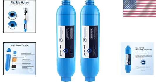 Coconut Carbon Garden Hose Filter - Ultimate Chlorine Removal for Pools & Spas