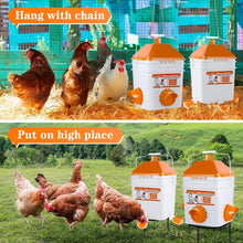 Load image into Gallery viewer, Rain-Proof Hanging Feeder &amp; Waterer Set for Chickens - Easy Installation &amp; Use